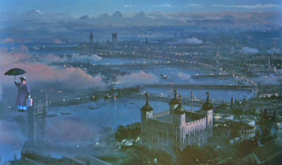 marry poppins matte painting