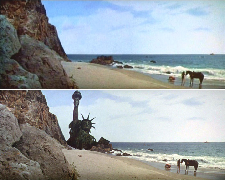 planet of the apes matte painting