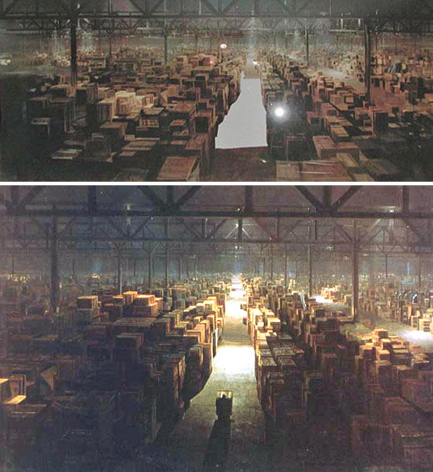 raiders of the lost ark matte painting