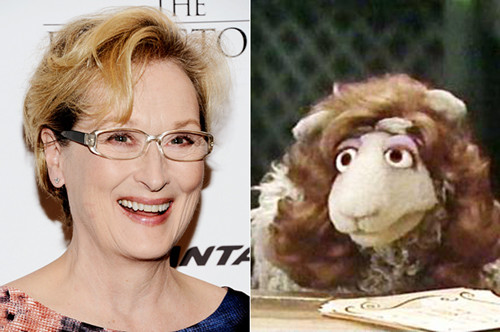 Meryl Streep muppet